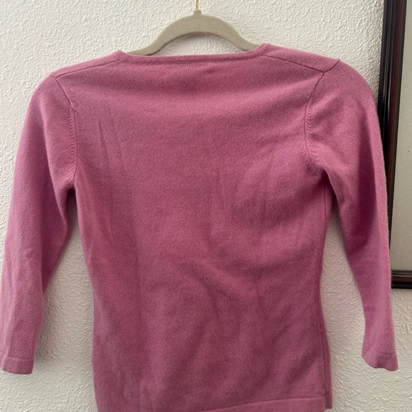 Jones New York Women’s Small Pink cashmere sweater - Picture 3 of 4